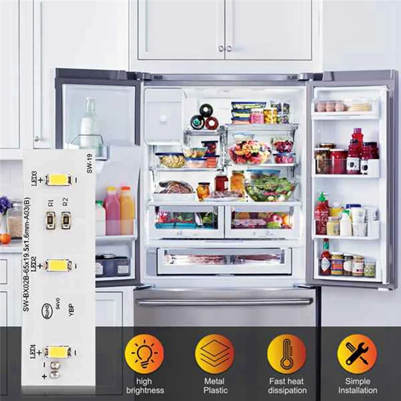 ABRG-2PCS SW-BX02B الثلاجة LED ضوء مجلس جودة عالية ZBE2350HCA ضوء بار SW-BX02B