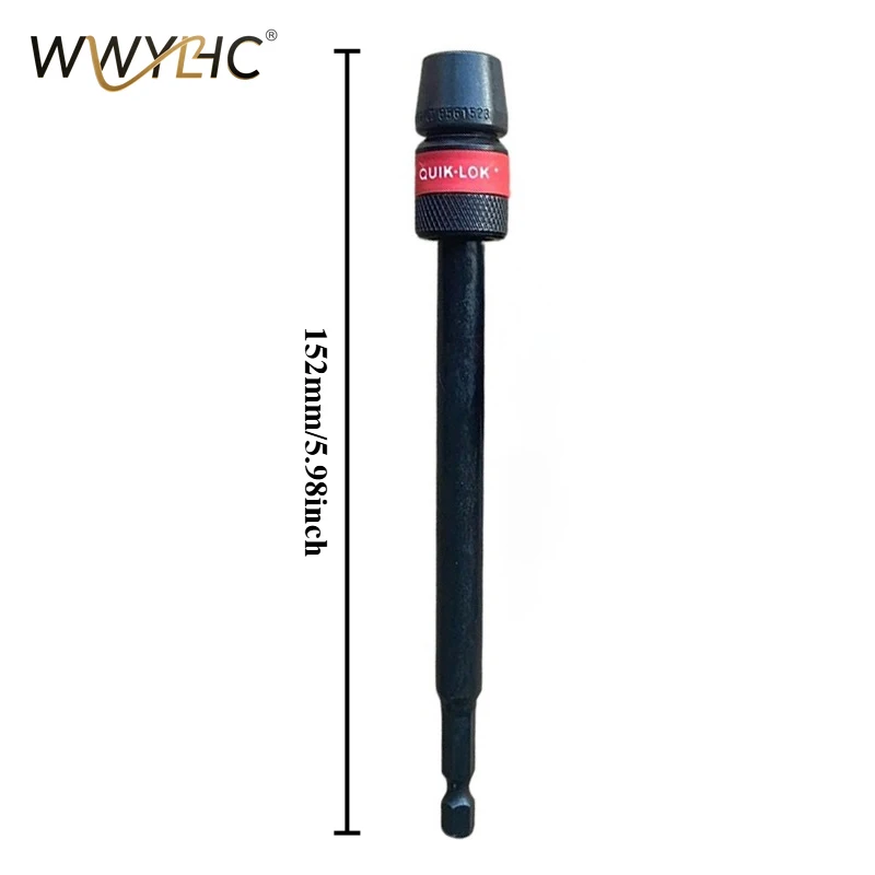 Suitable for 76/152MM Screwdriver Head Electric Screwdriver Extension Bit Holder Quick Release Electric Tool Accessory