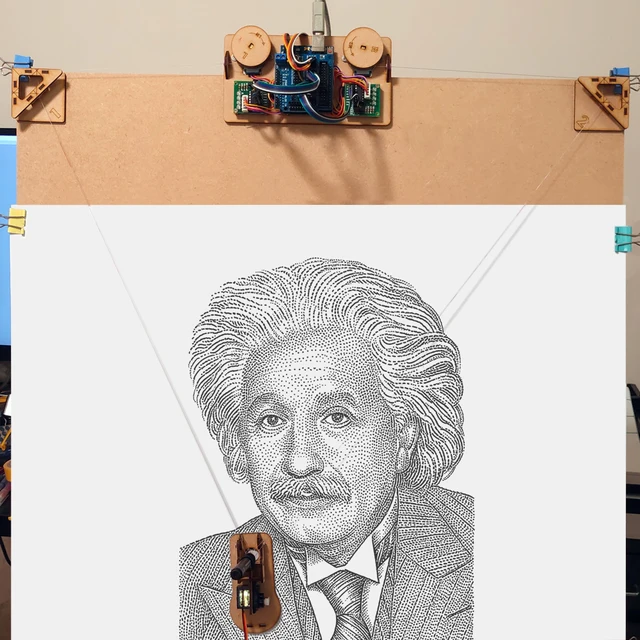 Drawbot Draw Line Ploter Malowanie ścian Robot Maker Zestaw projektowy Polargraph
