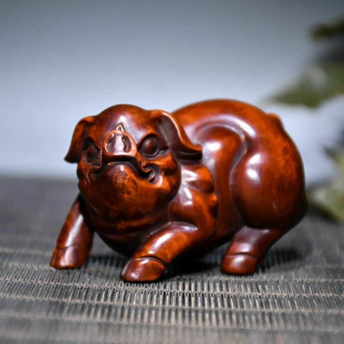Boar zodiac pig Statue Figurine Desktop Ornaments Home Decoration Crafts Tea Pet Decor