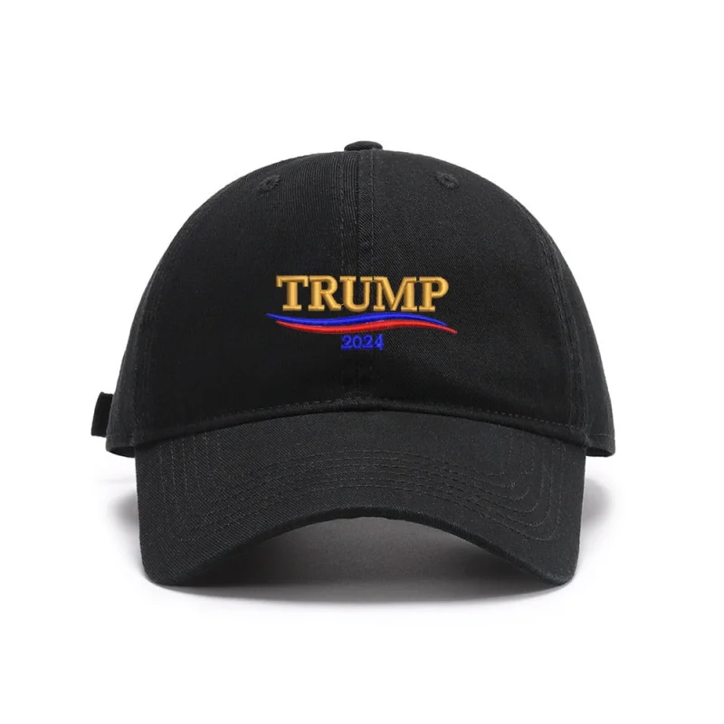 

Men's and Women's Sports Leisure New Fashion 2024 Trump Embroidered Baseball Hat Presidential Retro Black