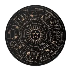 Pendulum Mat Ouija Board Game Divination Wooden Communication Board Fortune Telling Toys Witch Crafts Supplies For Beginners #WO