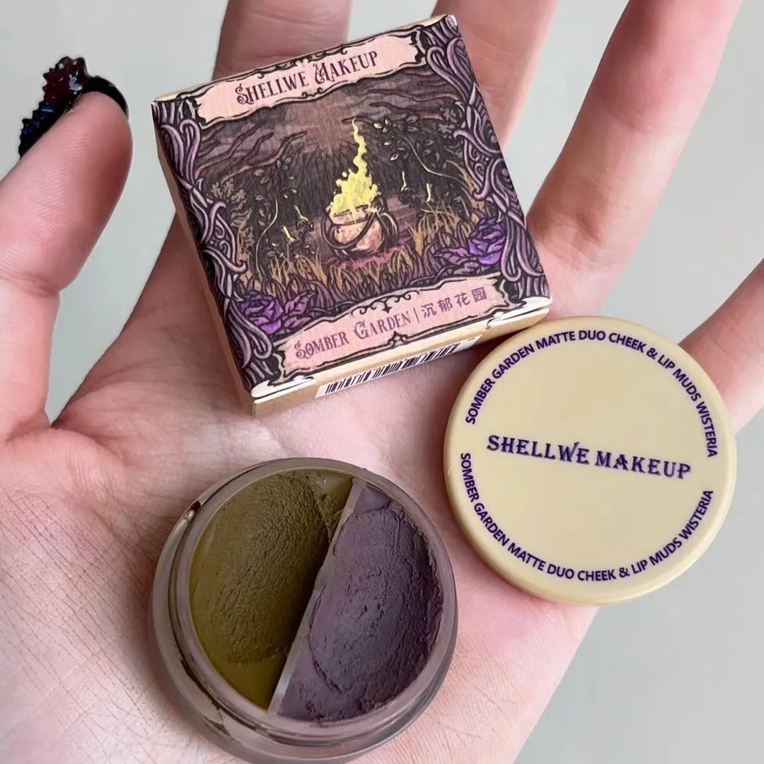 Shellwe Makeup X Freya86 Somber Garden Duo Lip Mud Wisteria