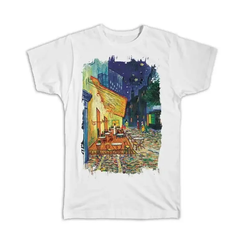 Peach Night Sky Vincent Van Gogh Famous Oil Painting Art Artist T shirt