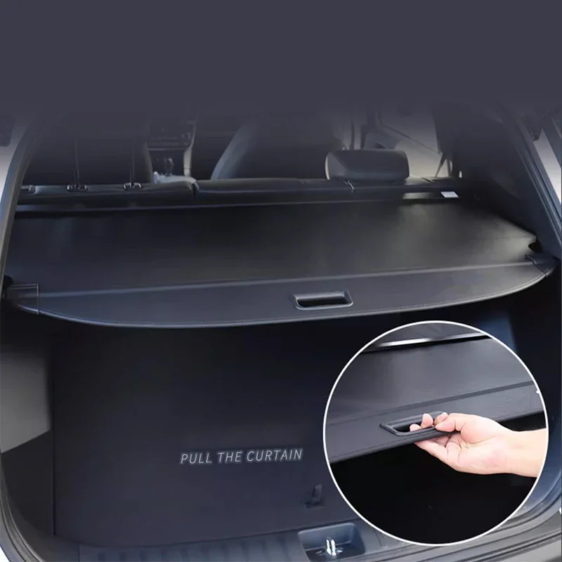 For Changan CS75 Plus 2021-2024 2025 Car Rear Trunk Curtain Cover Rear Rack Partition Shelter Canvas Storage Auto Accessories