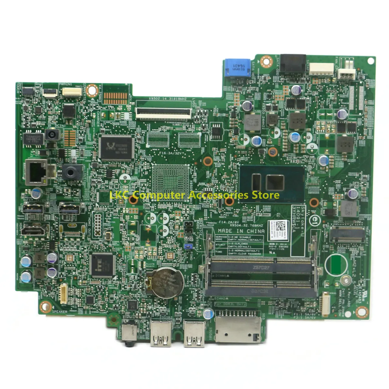 Neu für Dell Inspiron 20 14091 24 aio All-in-One-Motherboard d90hm 0 d90hm CN-0D90HM-1 3yhrw integrierte I3-6100CPU