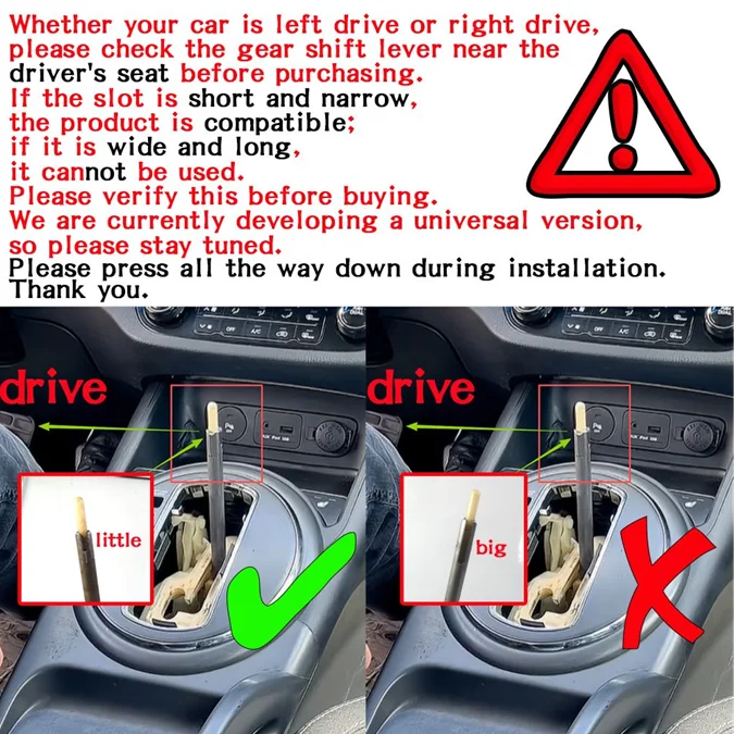 For Daily Driving As Shown In The Figure Gear Shift Knob Compatible For Kia Vehicles Artificial Leather Material