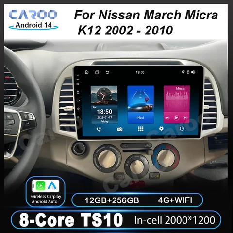 10 best sales radio nissan micra k12 - №8