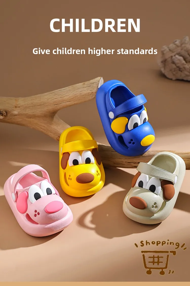 2026 Neue Sommer-Kindersandalen mit Löchern, weiche, rutschfeste Cartoon-Hausschuhe für Babys, Strand-Kinderschuhe für Jungen und Mädchen – Detail 3