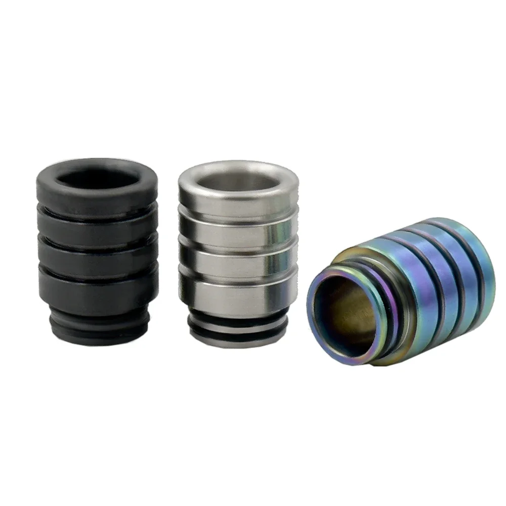 Tropfs pitze 810 Gewinde Metall halter Zubehör Regenbogen Mundstück für TFV8 Big Baby Dead Rabbit RTA Tank Zerstäuber