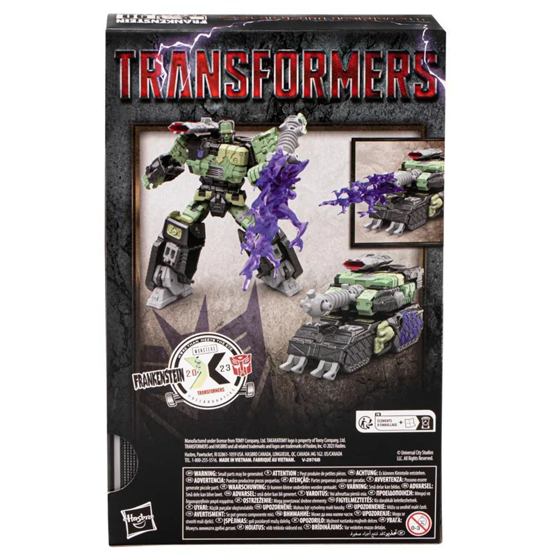 Hasbrotransformers Collaborative Universal Monsters Frankenstein Frankentron Action Figure Collectible Mdoel Nieuw In Voorraad