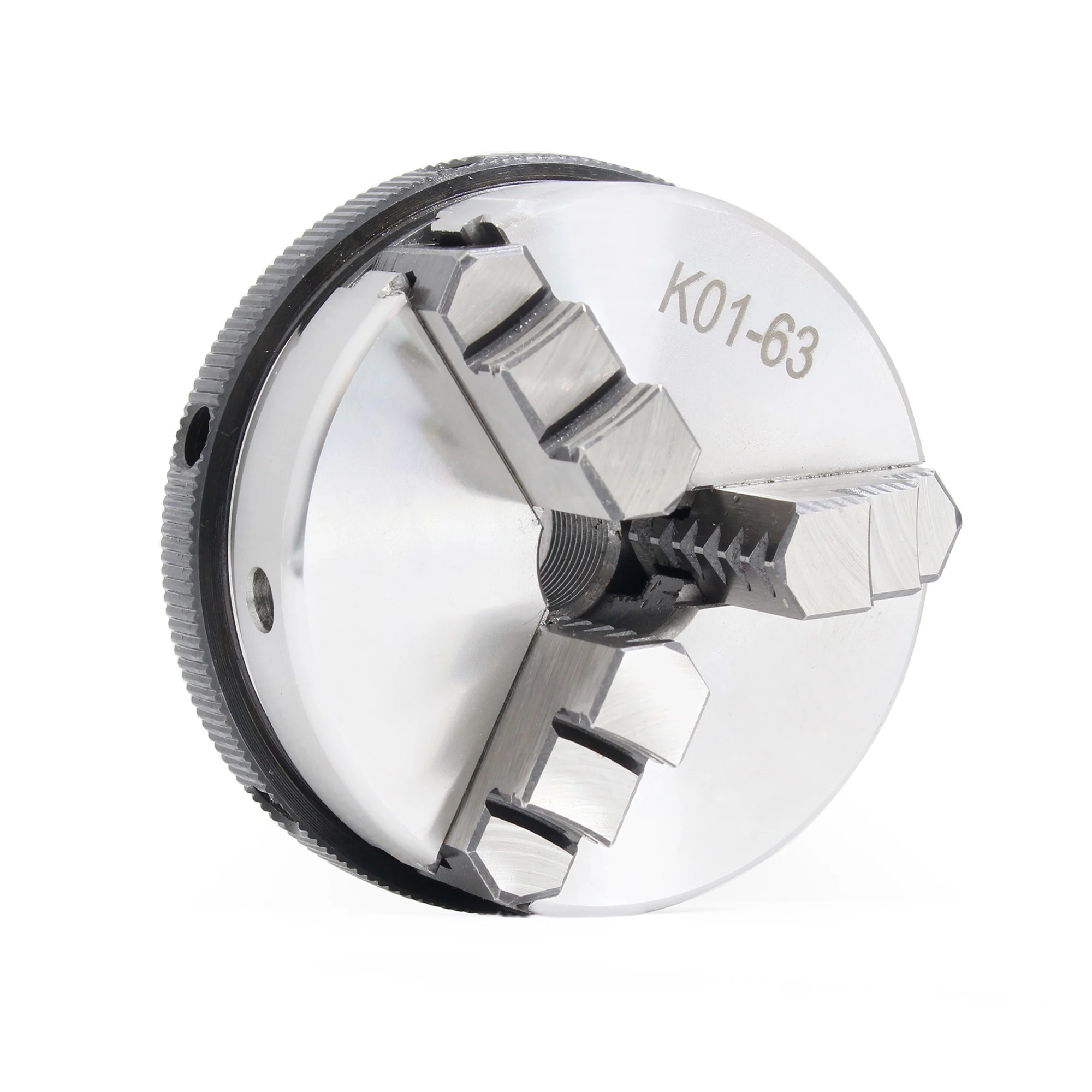 Imagem -02 - Cnc Mini Torno Manual Chuck Auto-centramento Mandíbula Mandíbula K01 K02 63