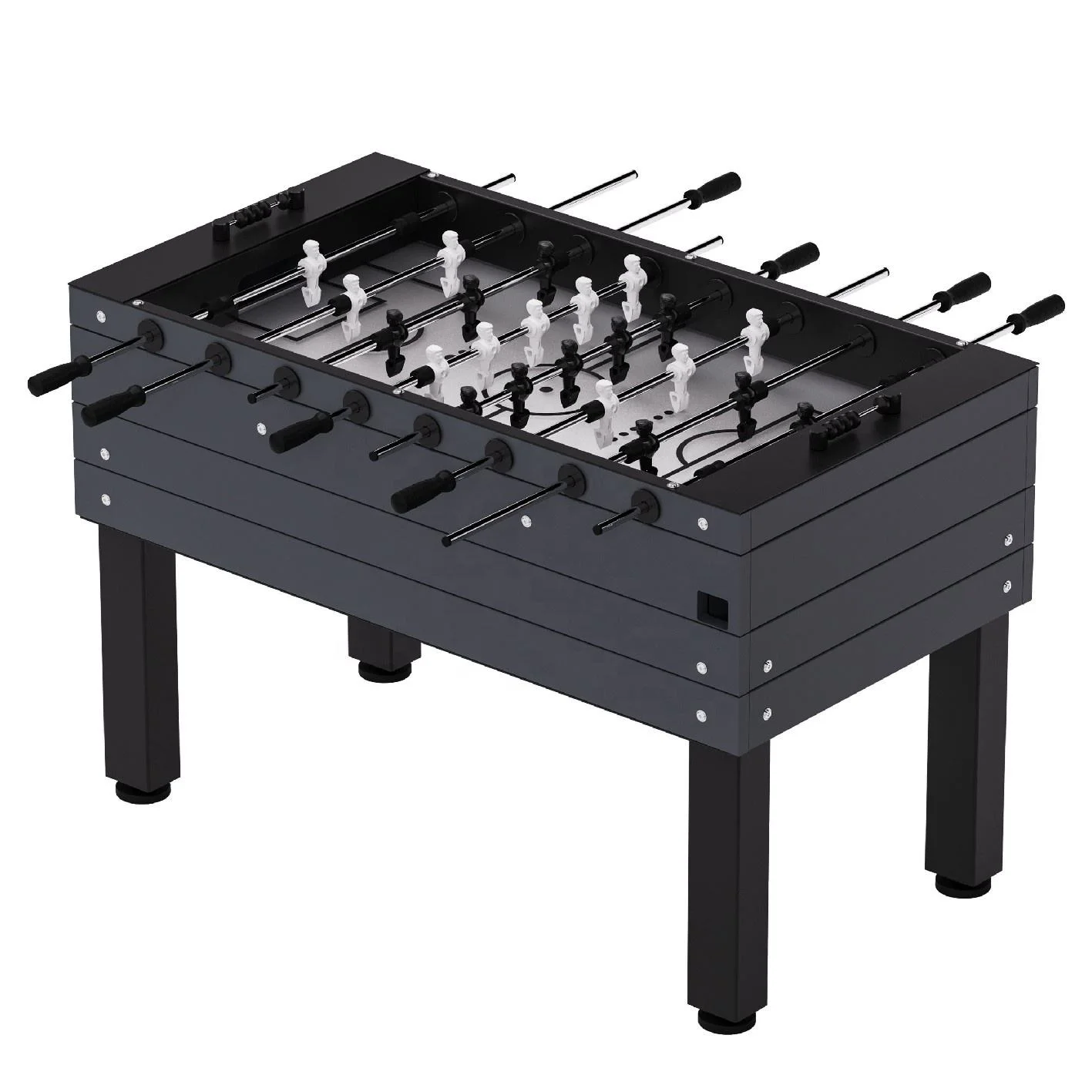 2026 Outdoor Waterproof Foosball Table with Tempered Glass Play Field and Aluminum Design for Garden Patiospromote sales