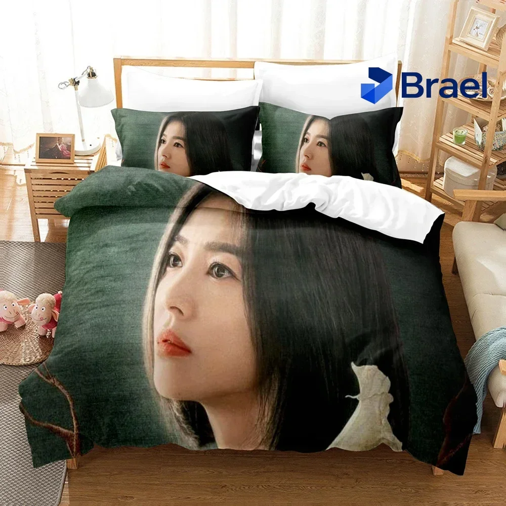 Exquisite 3D Print Dark Glory The Glory Bedding Set,Duvet Cover Bed Set Quilt Cover Pillowcase,King Queen Twin Size Boys Girls A