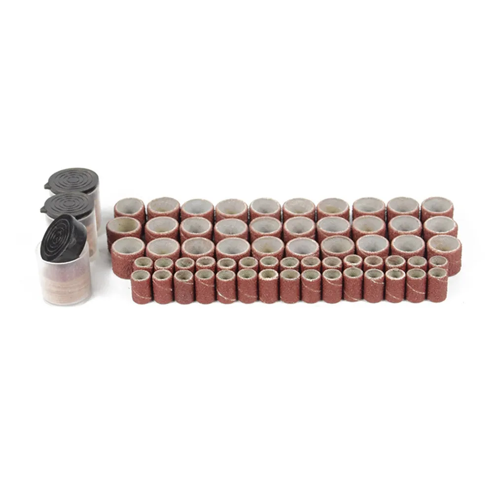 160Pcs Abrasive Polishing Wheels Kit Sponge Consistency for Handheld Rotary Tools Metal Derusting Polishing Grinding Dusting