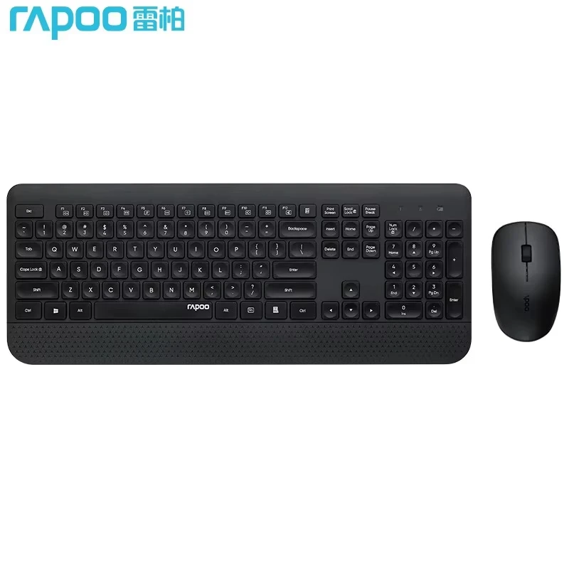 

Rapoo X3500 беспроводная офисная клавиатура и мышь встроенная подставка для рук компьютерная клавиатура клавиатура ноутбука