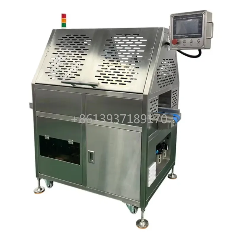 Auto Fruit Packaging Machine Designed for Pre-branded Food Box Trays Featuring Pre-glued Labels