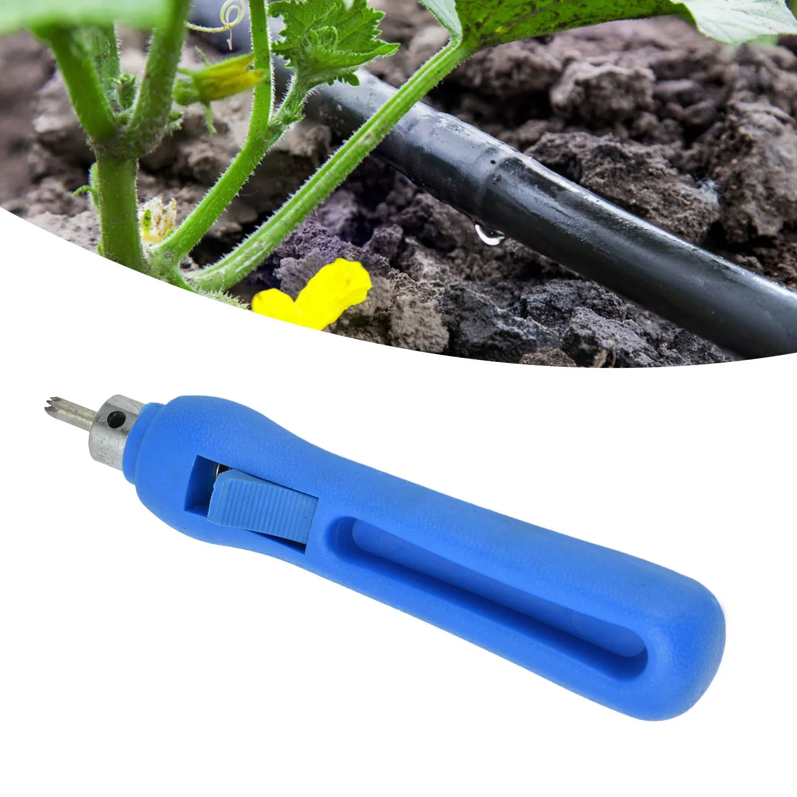 Drip Irrigation Hole Punch Tool Plastic Stainless Steel Dripper Holes Punchers 3‑8mm Drip Irrigation Tubing Hole Puncher