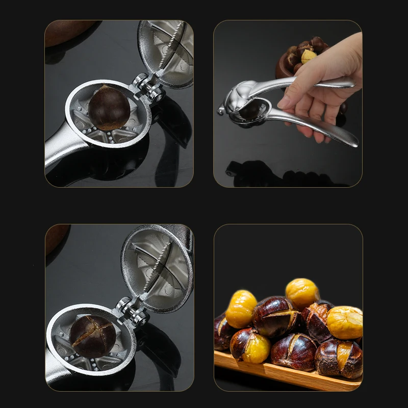 المنزل استخدام الكستناء فتاحة المشبك خاص ell مقشرة عبر قطع أداة كسارة البندق المطبخ أداة الطبخ جهاز إزالة ell #5