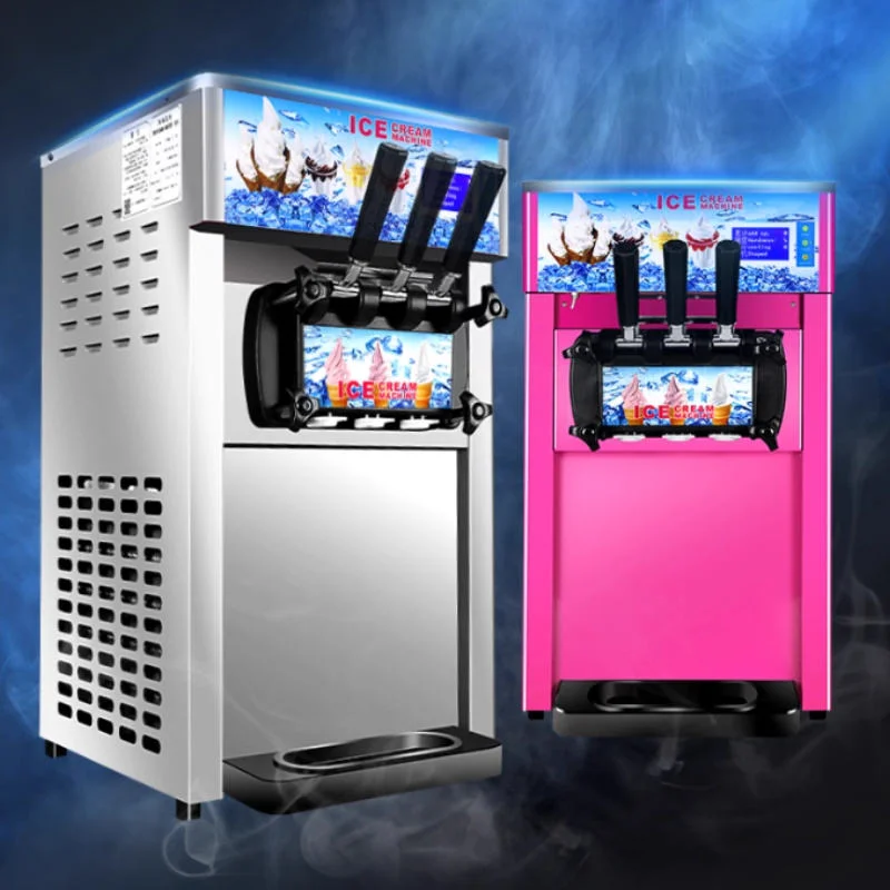 

Including Tariffs Ice Cream Factory Wholesale Table Top 3 Flavors Automatic Soft Serve Commercial Ice Cream Maker Machine