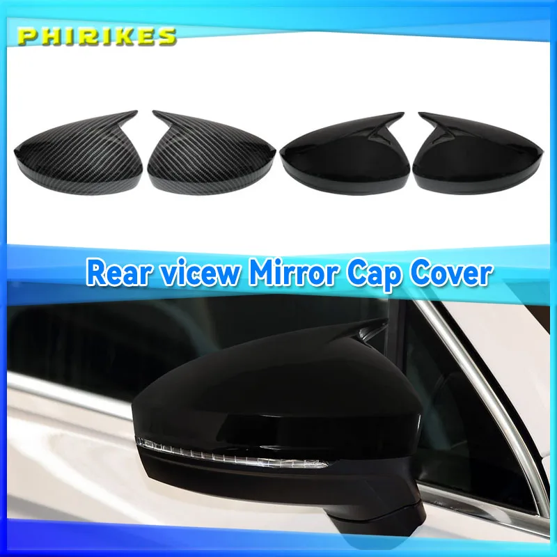 M Rearview Mirror Cover Side Reversing For VW Tiguan Allspace L MK2 2017 2018 2019 2020 2021 2022 Rear View Mirror Trim Caps