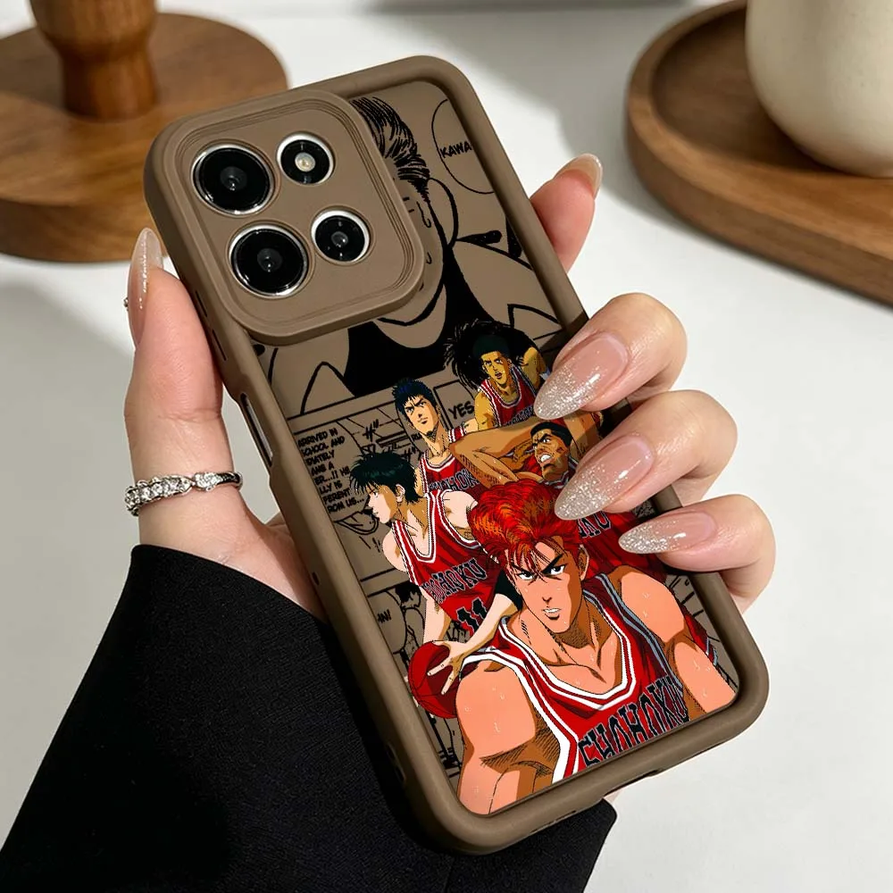 S-Slam Dunk Animation Phone Case For Motorola Moto G86 G85 G75 G56 G06 Edge 70 60 50 Fusion Eye Ladder Silicone Cover view 5