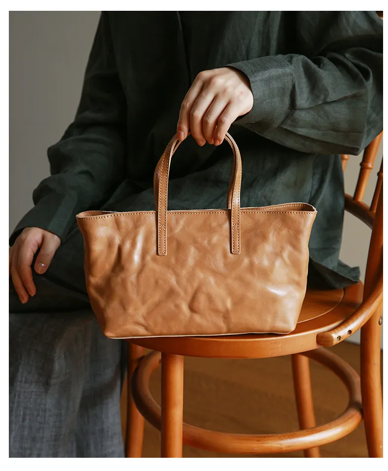 PNDME lässige, handgefertigte Vintage-Handtasche aus Rindsleder, erste Schicht, Damenhandtasche, schlicht, modisch, luxuriös, aus echtem Leder, Damen-Umhängetasche. – Detail 25