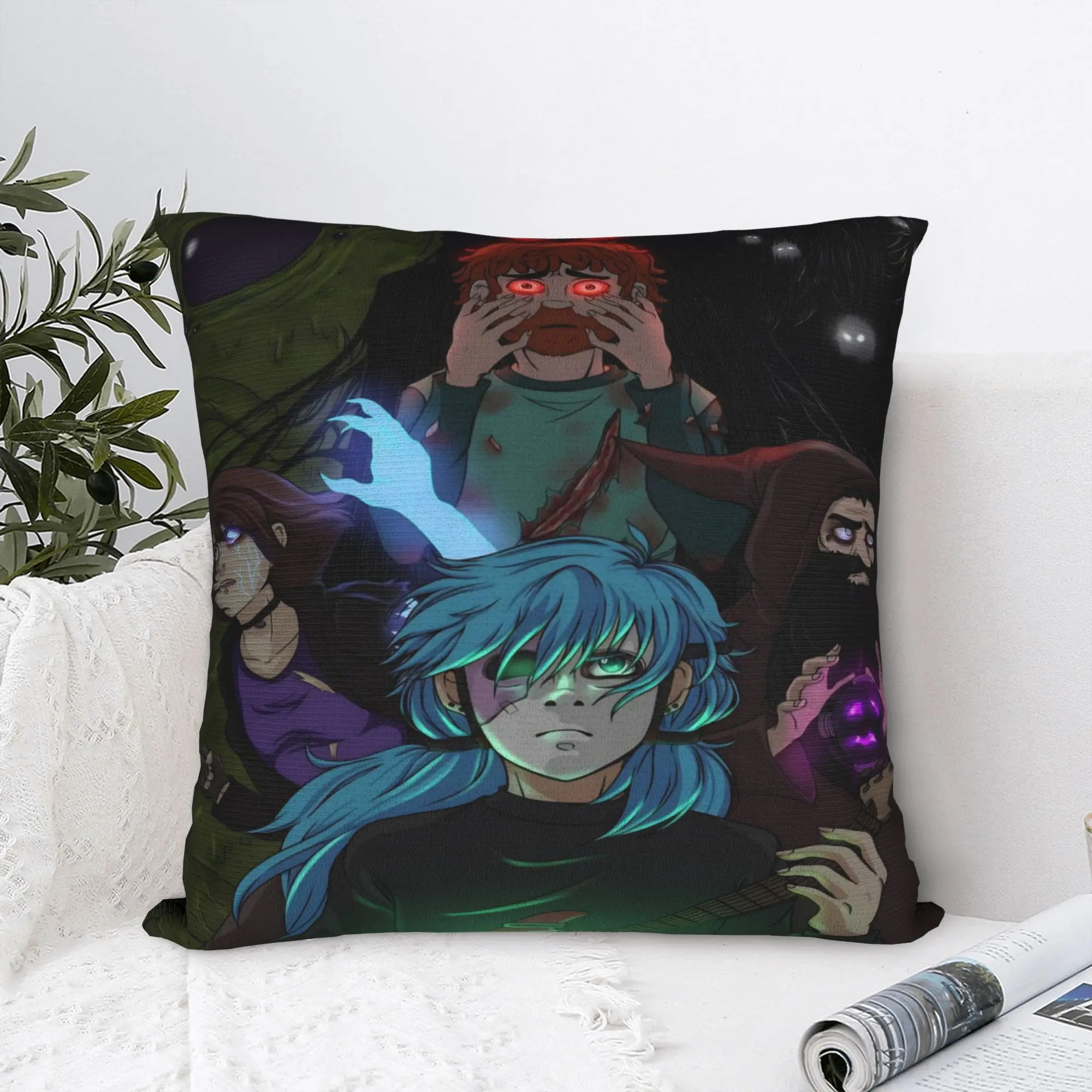  Sally Face Sal Fisher Indie Printed Pillowcase Cushion Cover  Pillow Covers Y2K Home Decor Zippered Multiple Sizes