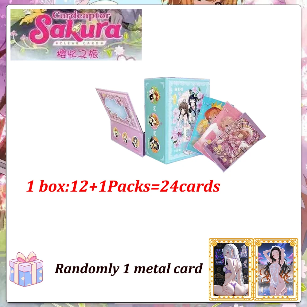 

Wholesale Cardcaptor Sakura Cards Series Tcg Anime Girl Party Swimsuit Bikini Feast Booster Box Fighting Gold Toy Christmas Gift