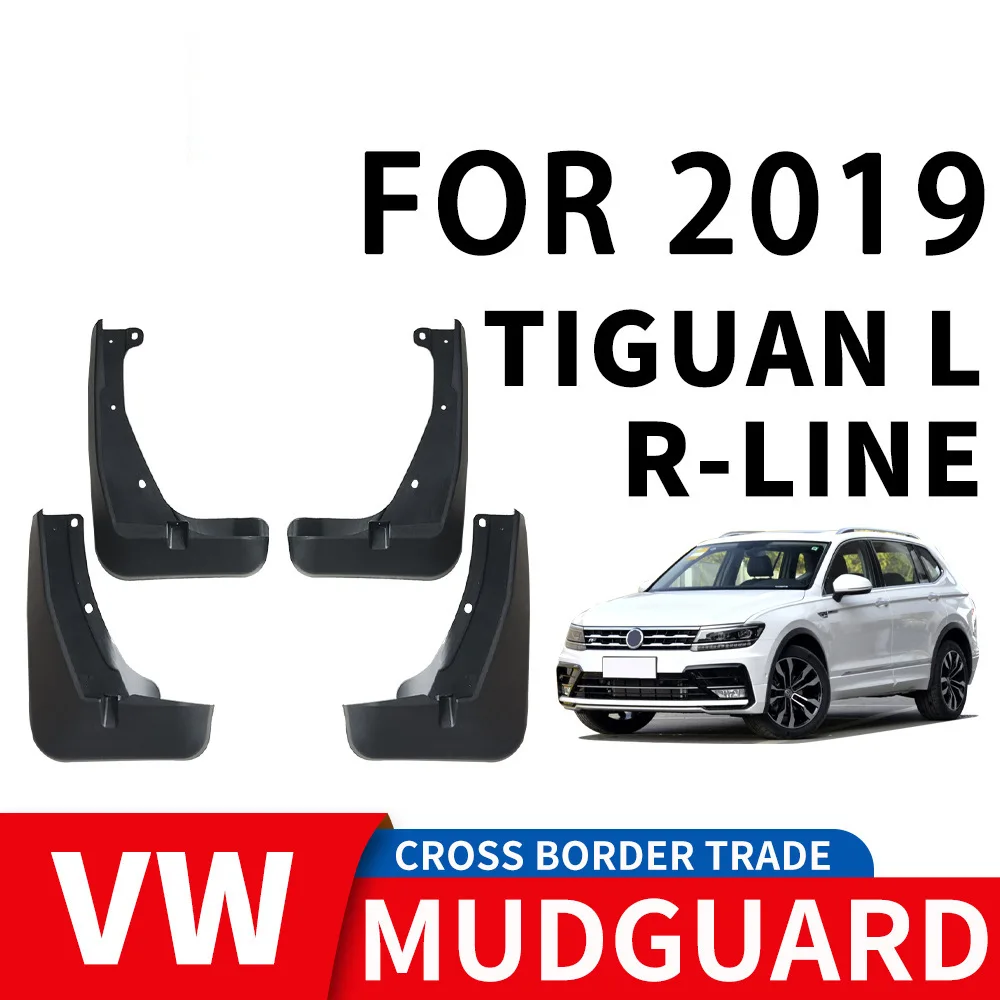 

For 2019 Volkswagen TIGUAN L R-LINE mudguard Mudflaps Front Rear Flares Splash Guards Cover Car Accessoie