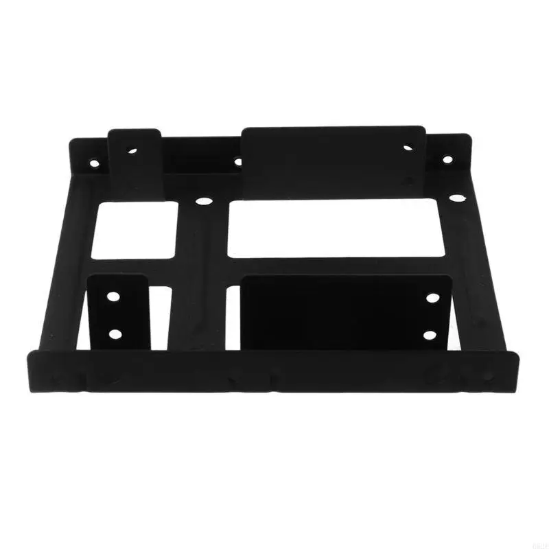 652E PC Computer Metal Dual Hard Teluk Pemasangan Braket Mount Holder Dengan Sekrup