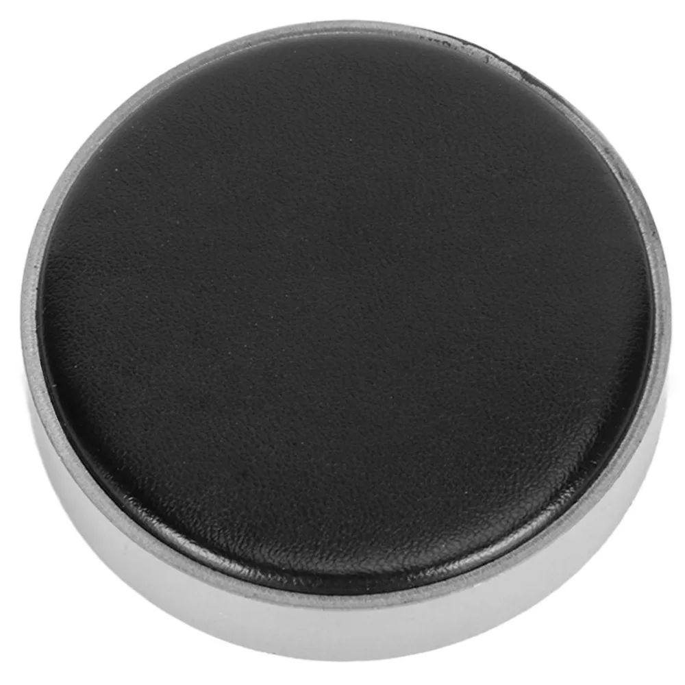 Precision PU Leather Watch Case Cushion Black Color Round Shape Watch Movement Cushion Watch Repair Cushion Watchmaker Tools