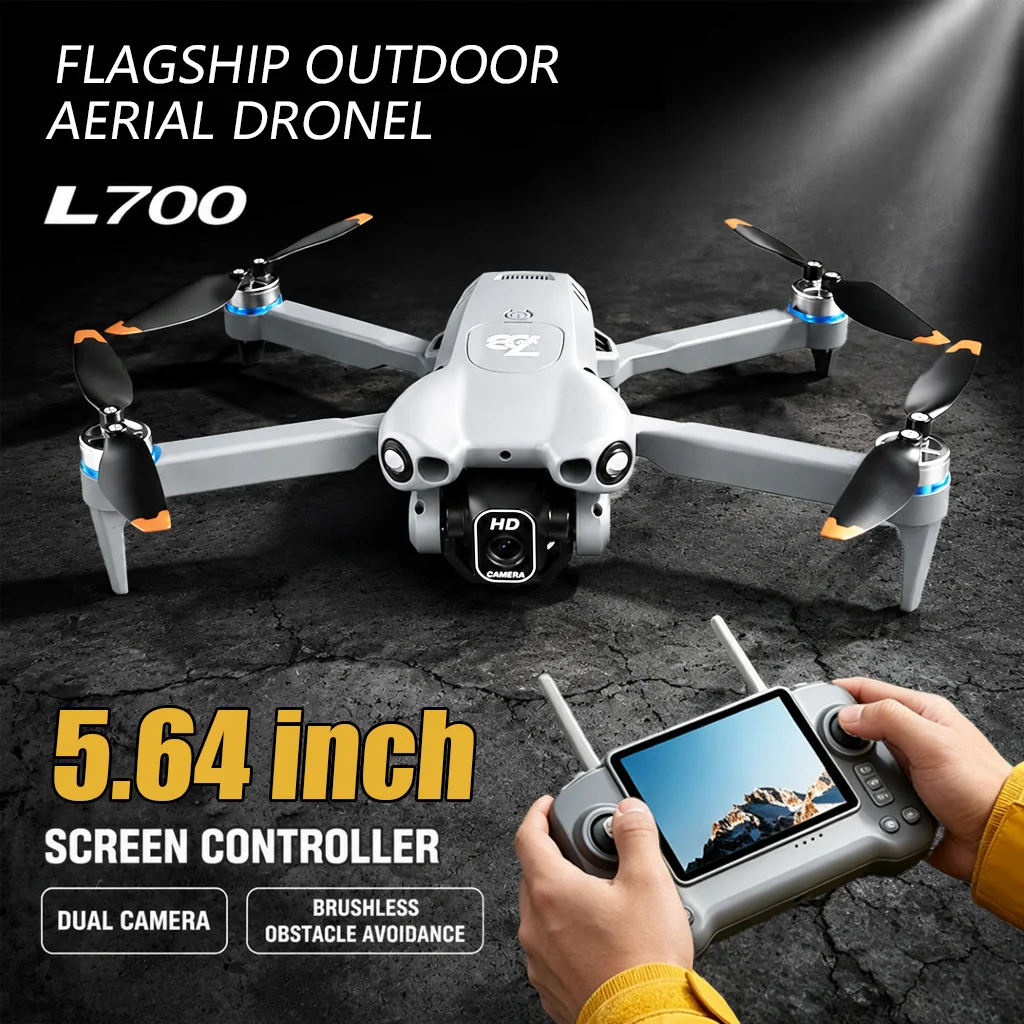 2026 L700 MAX GPS Drone Professional 8K Camera Aerial FPV Brushless Avoiding Obstacle Large Screen Remote Control Folding Drones