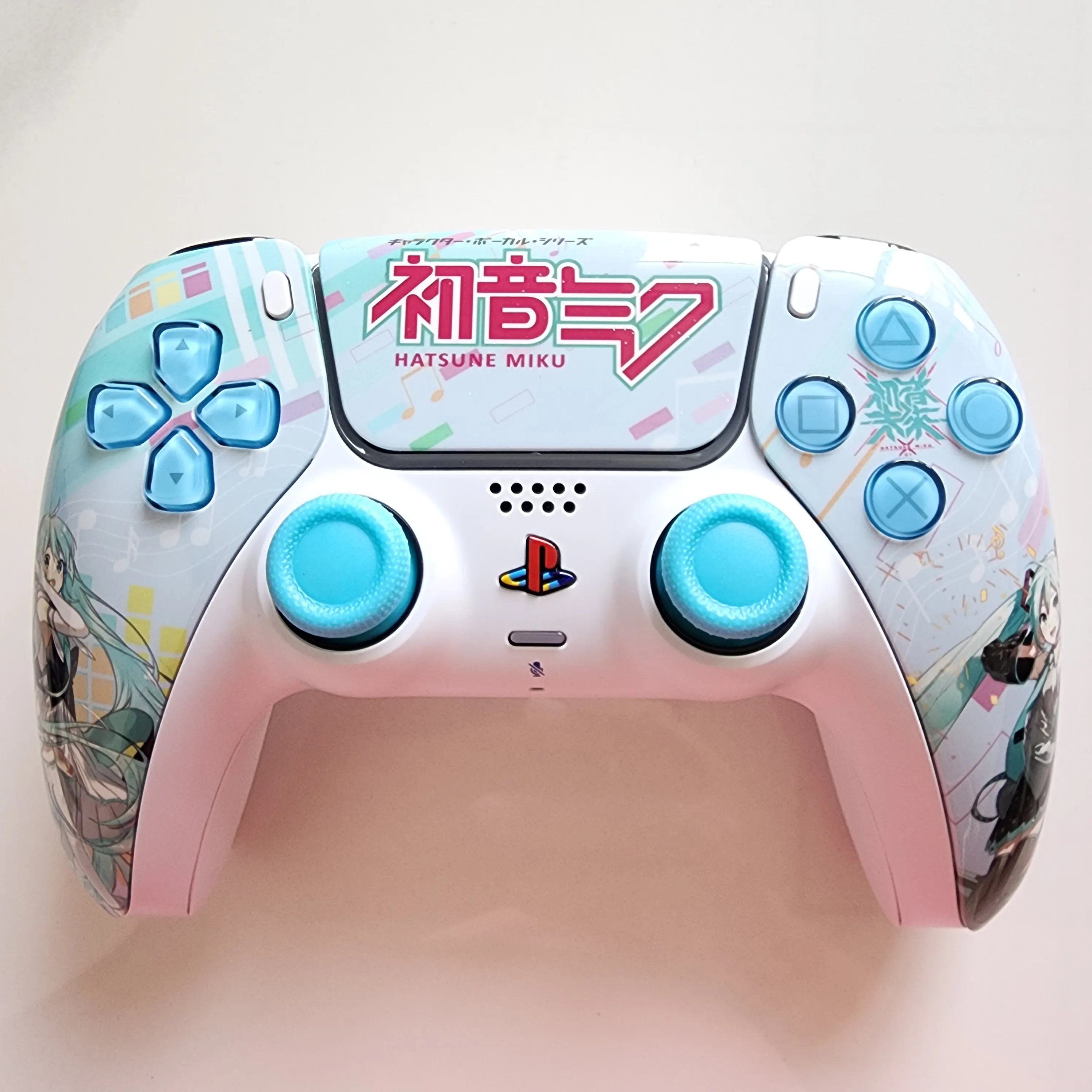 

Ps5 Game Console Handle Classy Original Limited Edition Customized Modified Ps5 Original Handle Ps5 Wireless Controller: Hatsune Miku