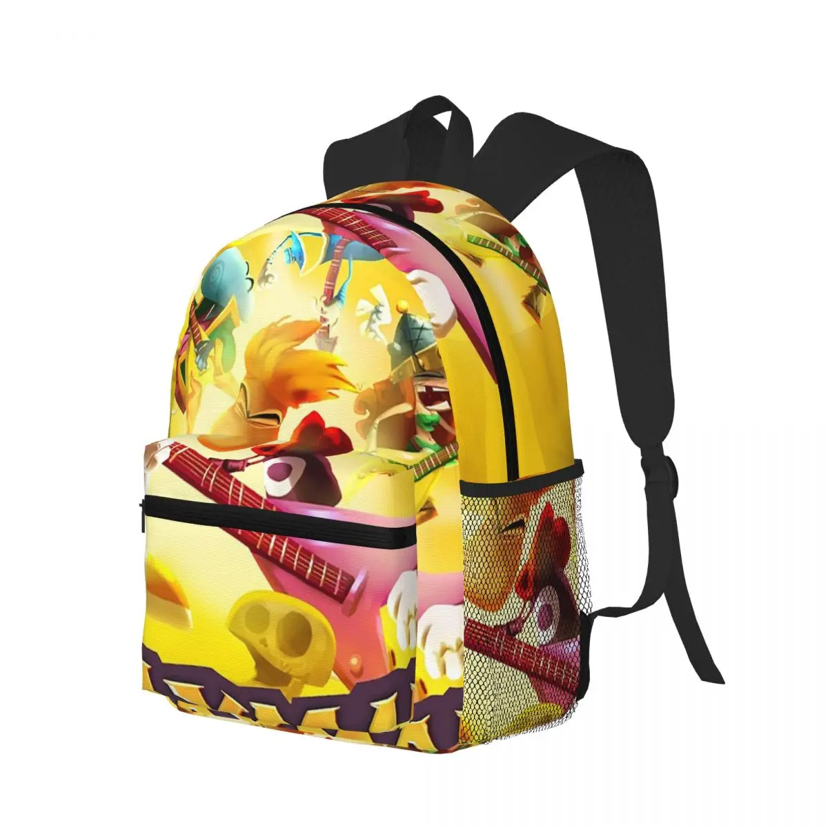 Cartoon Games Rayman Legends Student Backpack School Bag Hiking Travel Daypack for Men Women Bookbag Shoulder Bags