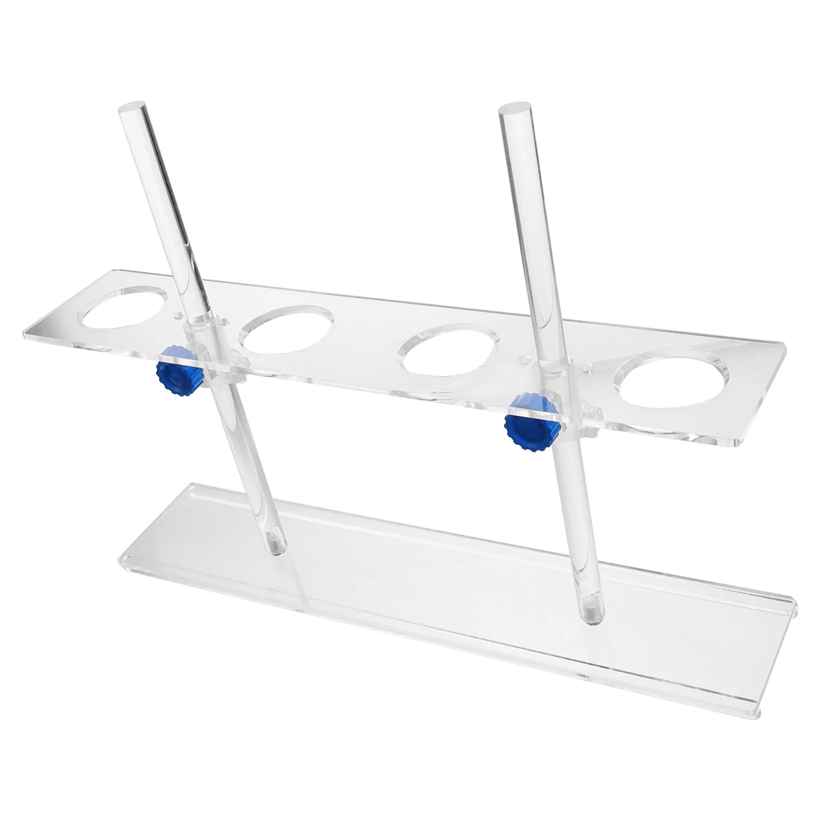 

4 Hole Acrylic Funnel Rack Adjustable Height Laboratory Stand Corrosion Resistant Chemistry Biology Experiment Tool