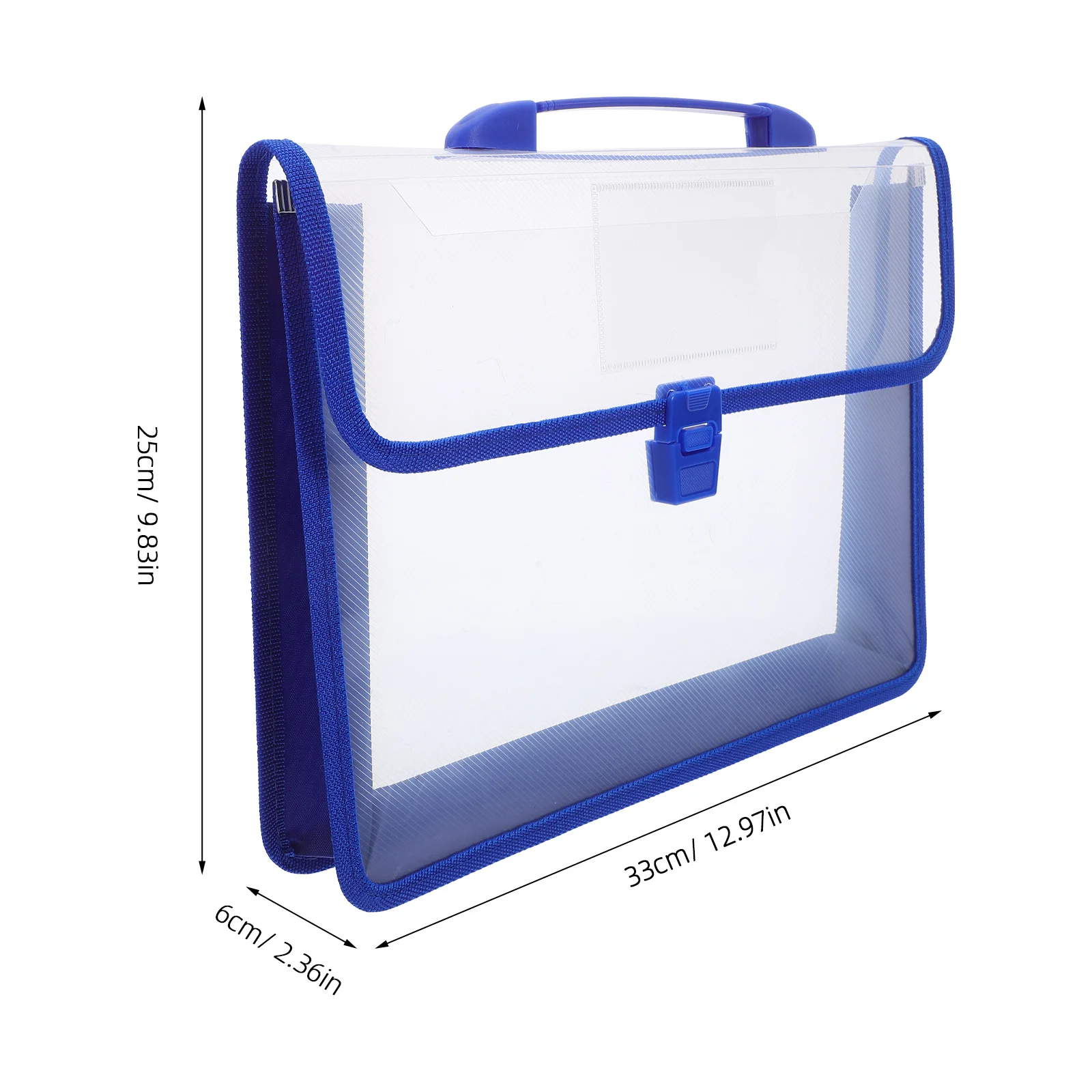 1 مجموعة 1 مجموعة مجلد مستندات واضح قابل للتوسيع مقاوم للماء Pp أزرار خاطفة إغلاق سعة كبيرة لمكتب المدرسة السفر المحمولة