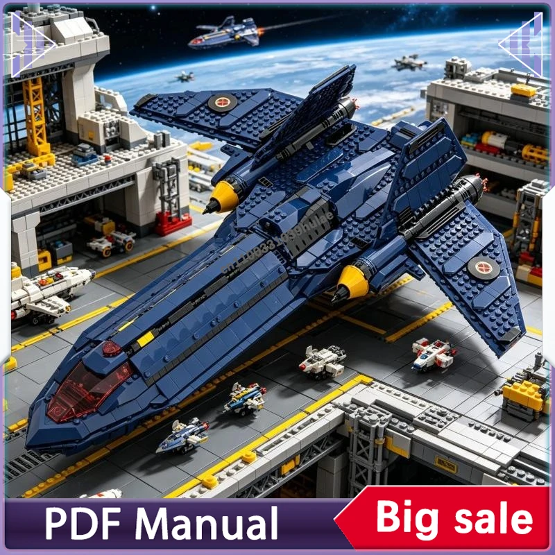 

Набор строительных блоков MOC X-Jet Blackbird (1805 деталей) — модель высокоскоростного стелс-самолета для демонстрации
