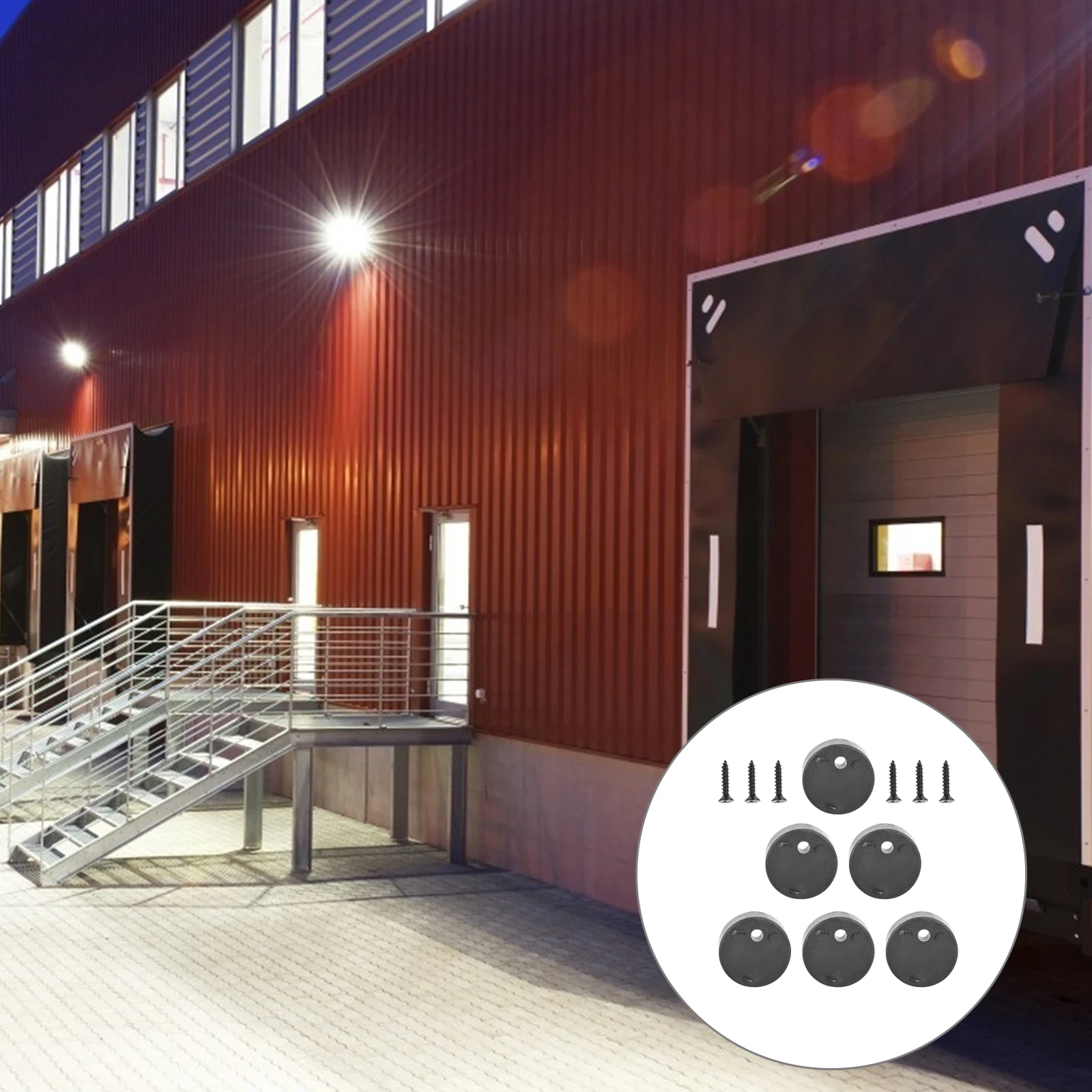 

5 set 5 Sets Anti-derailment Blocks POM Material Black Durable Prevent Door Ejecting Barn Door Accessories Sliding Hardware