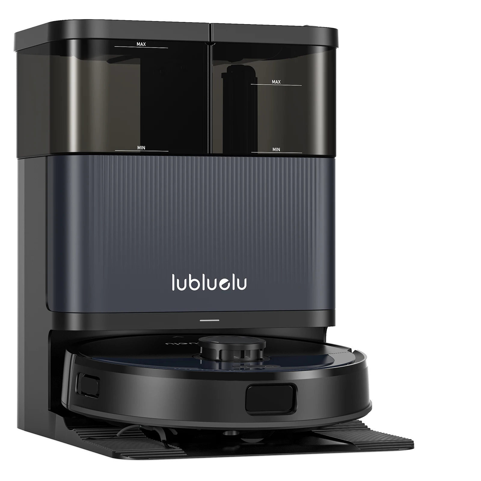 Lubluelu S1000 Roboter-Staubsauger mit Wischfunktion und Selbstreinigungsstation 11000Pa 75 ℃   Heißwasser-Wasch- und Trocknungsgerät für Teppiche zur Verbesserten Reinigung im Haushalt