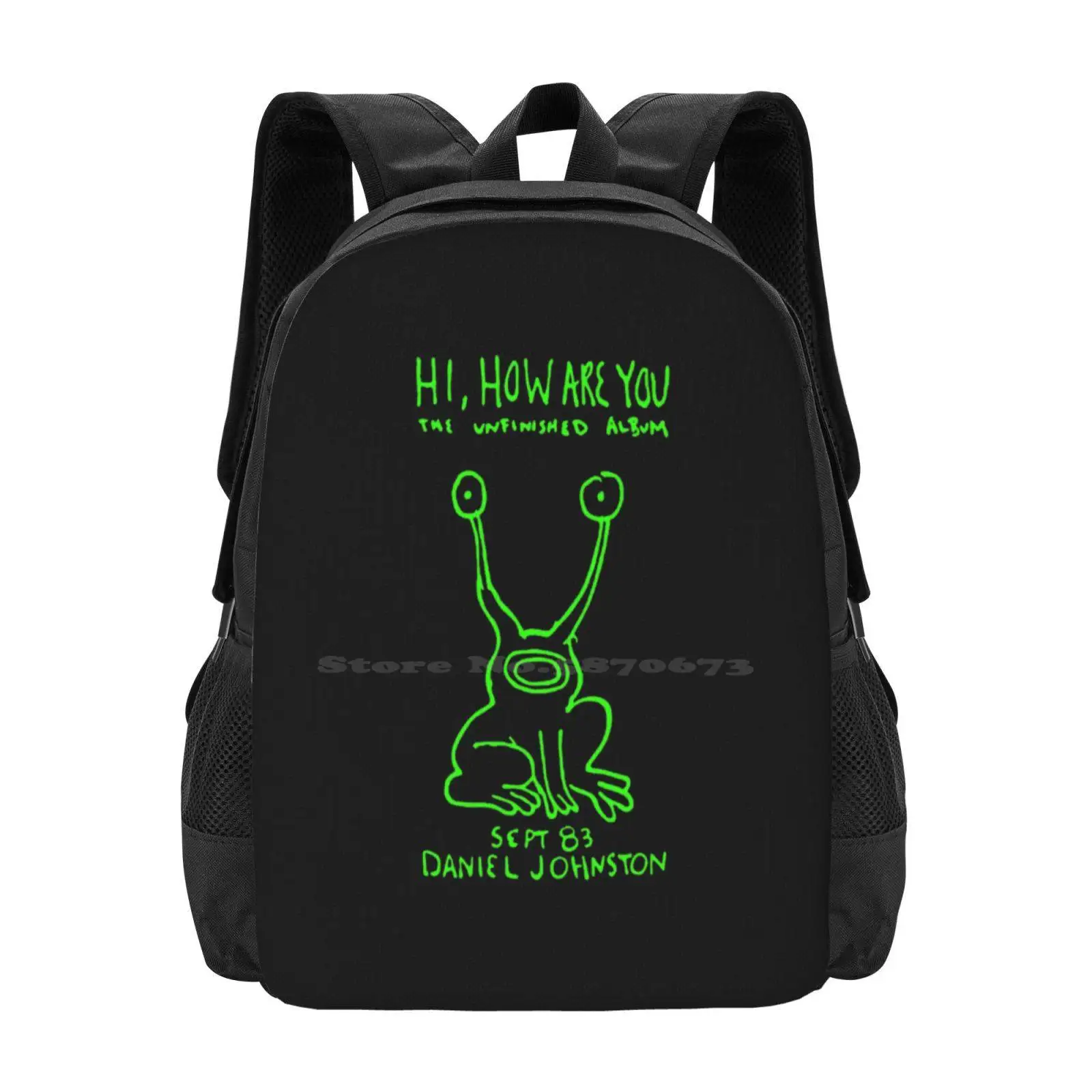 Hi How Are You Shirt | | Album Cover T-Shirt | Austin Texas | Keep Austin Weird | Frog Mural Tshirt | Outsider Music | Alien