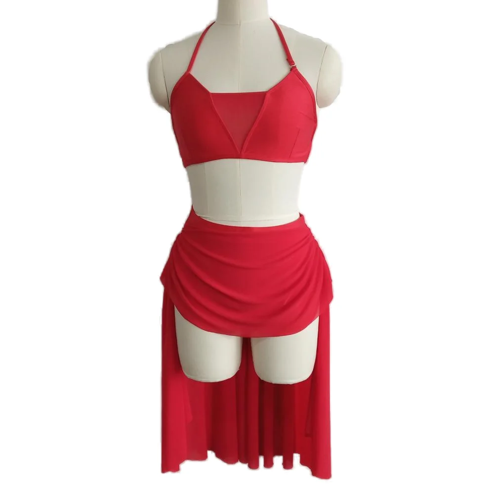 Traje de cuerpo de ballet de baile moderno para niñas, malla de Nailon/Lycra, traje de entrenamiento, rendimiento de Grupo Escolar de baile, venta al por menor y al por mayor