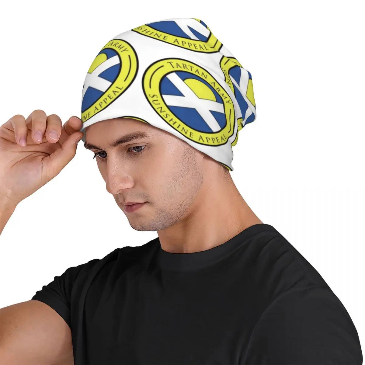 Tartan Army Sunshine Appeal Unisex Adult Beanies Caps Knitted Bonnet Hat Warm Hip Hop Autumn Winter Outdoor Skullies Hats