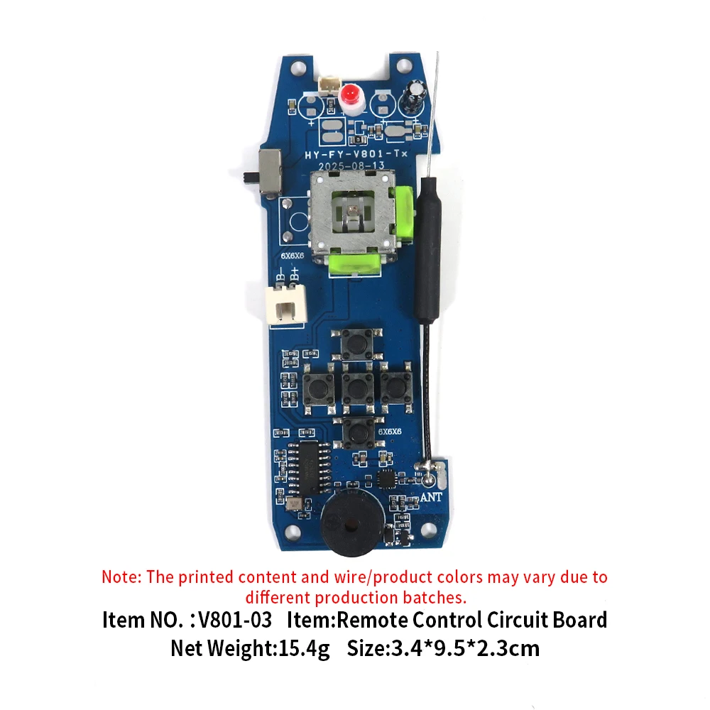 Flytec Official Original V801 RC Fishing Bait Boat Spare Parts Circuit Board Set Receiving Transmitting Board Set