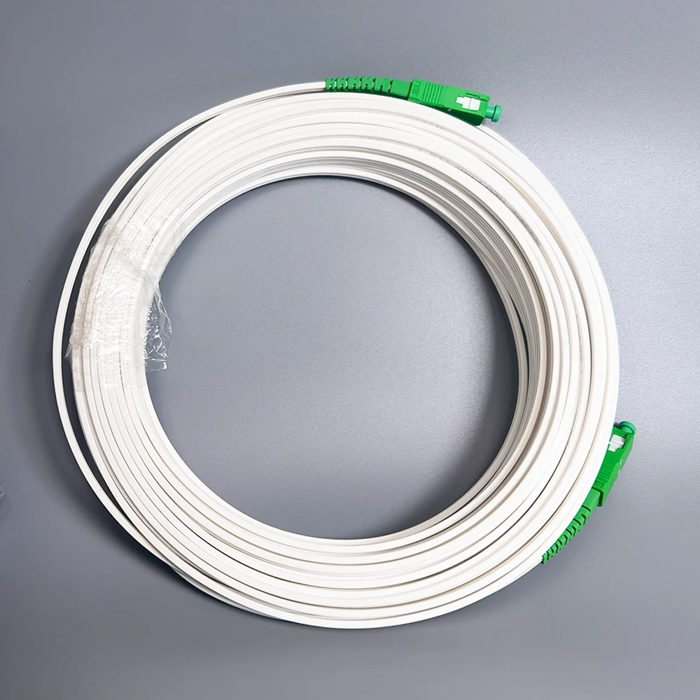 20M/30M Optic Drop Cable Patch Cord  FTTH SC/APC-SC/APC Fiber Optic Patch Cord Optical Cable G657A2 LSZH cable fibra optica