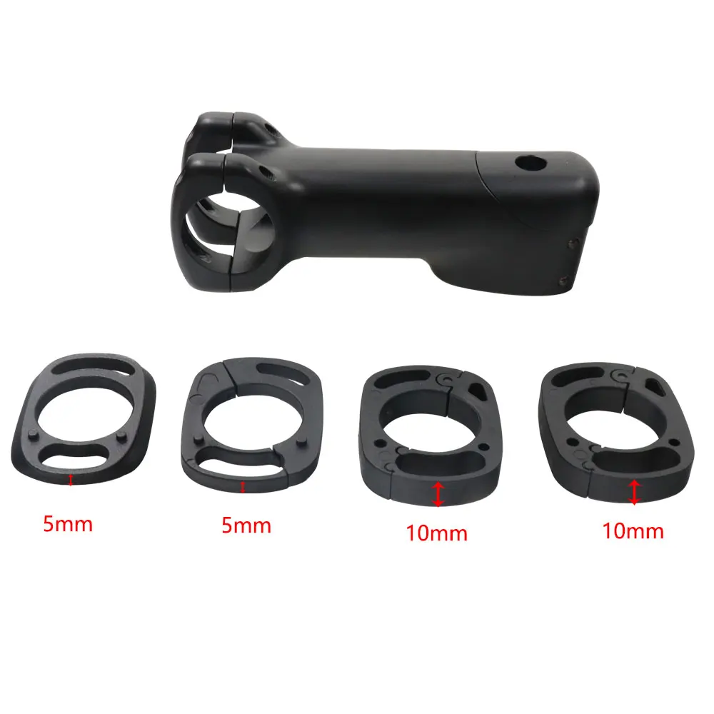 

Road Bike Aluminum Alloy Internal Cable Routing Stem With Spacer 28.6-31.8mm Bicycle Handlebar Stem Bike Stem Parts