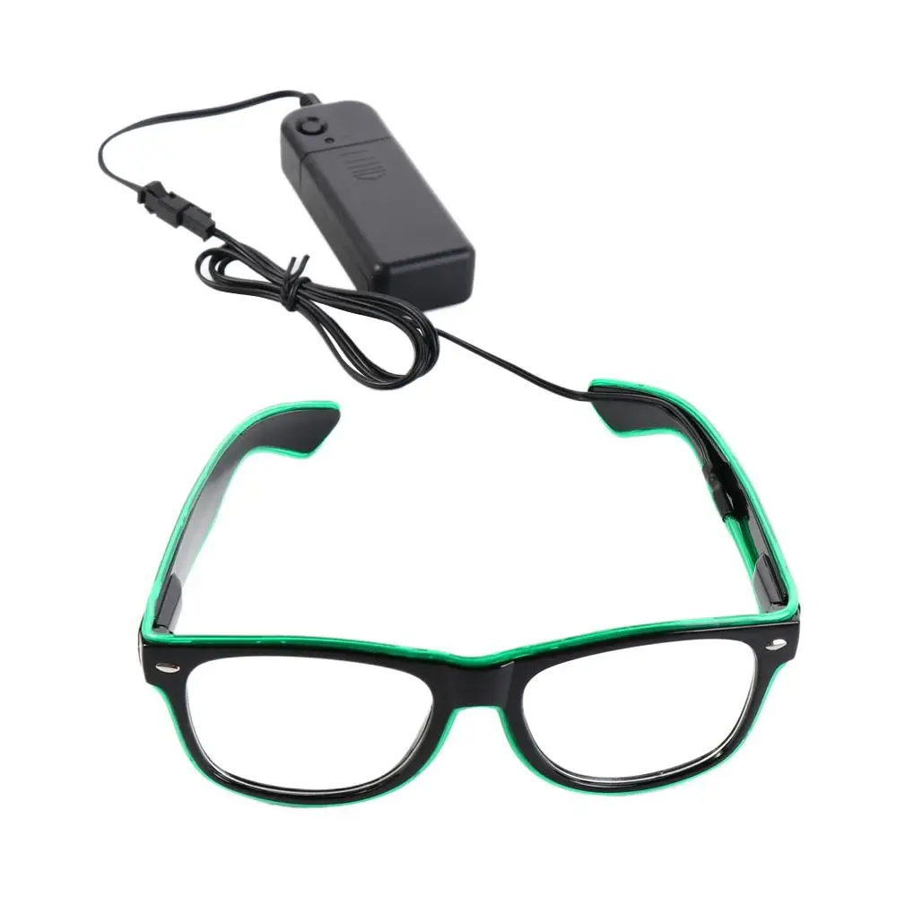 Novelty Gift Light Up El Wire Party SunGlasses Glow Sunglasses Neon Glasses Luminous Glasses Led Glasses Flashing Glasses