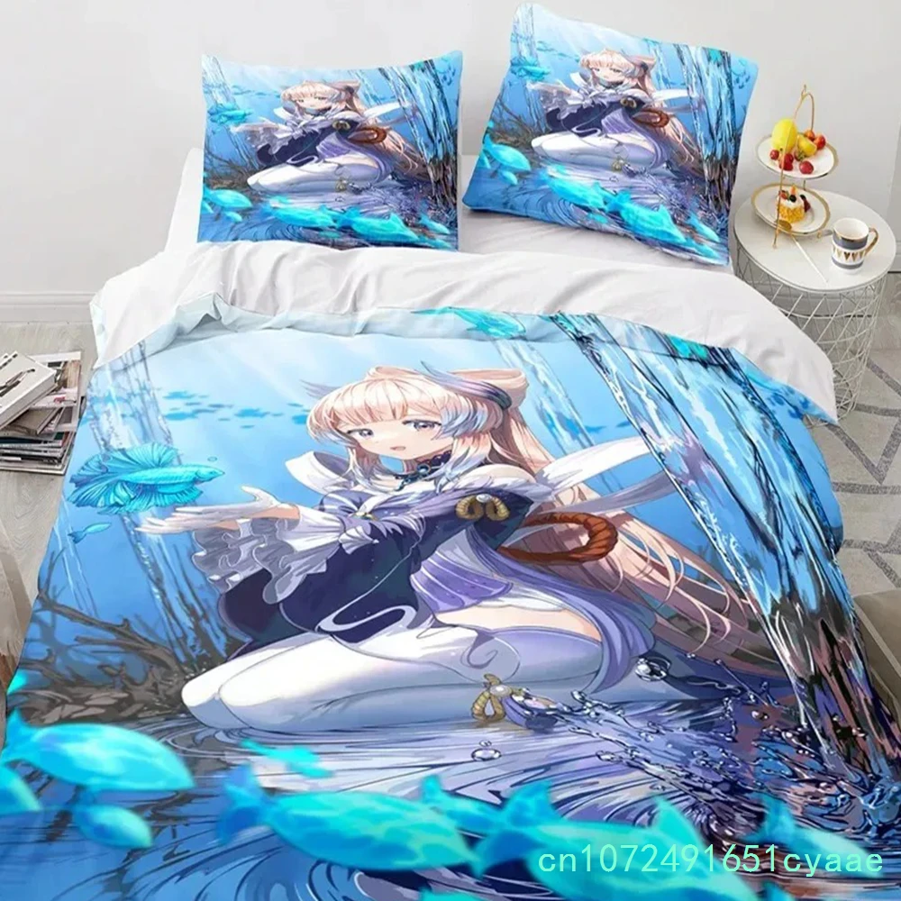 Game Anime Home Textile Quilt Cover Pillow Case Boy Girl Home Bedding Set, Bedroom Decoration, Comforter Sets Exquisite Gifts