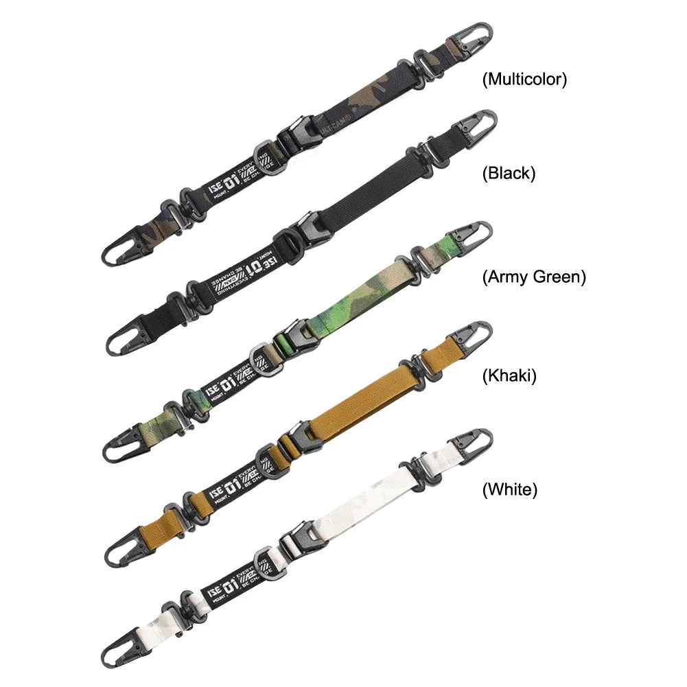 التخييم في الهواء الطلق متعددة الوظائف حبال هوك حزام الكتف قابل للتعديل متعدد معلقة نقطة الحبل حزام معلق متعدد الوظائف #6