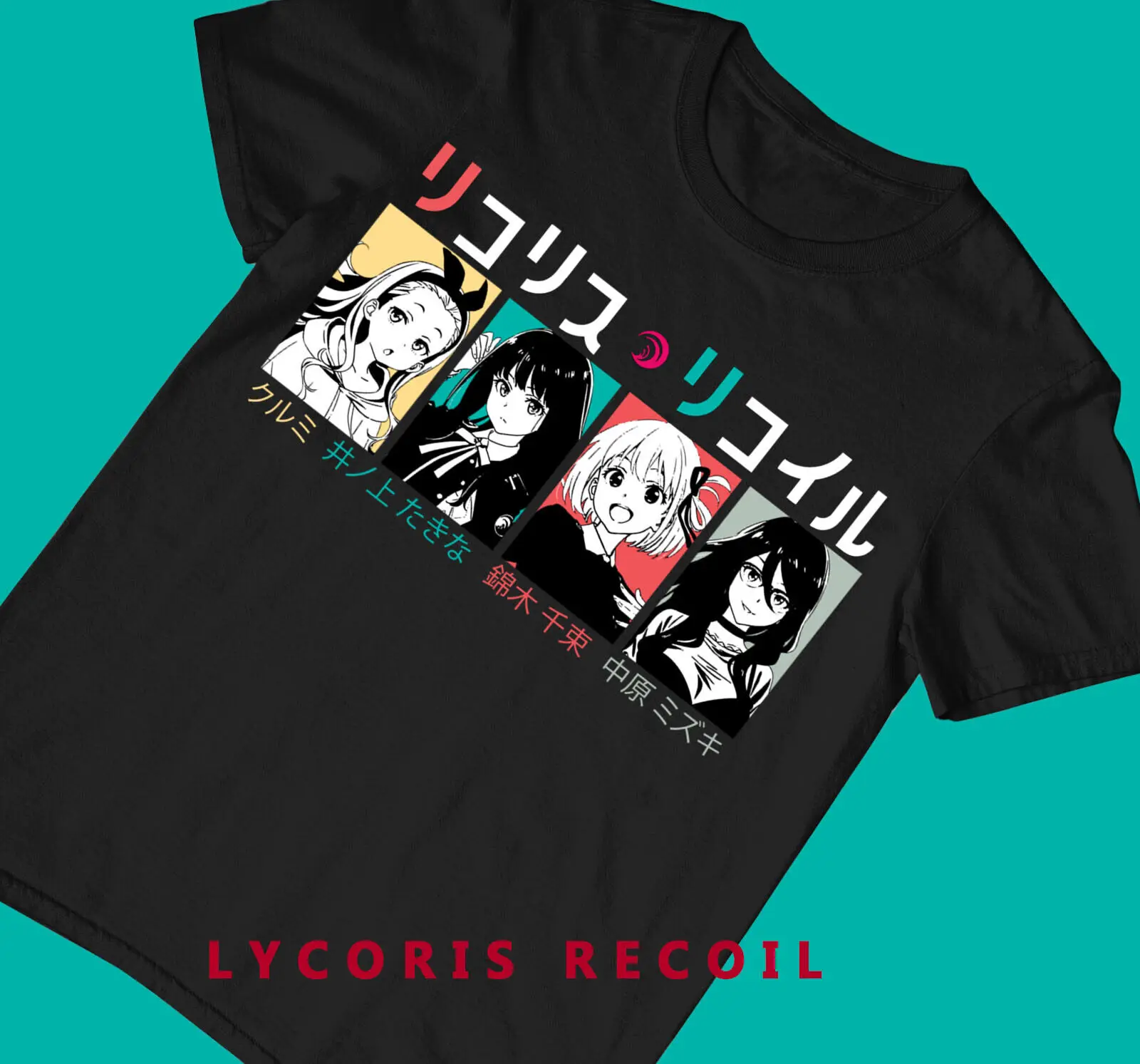 LYCORIS RECOIL New T-shirt,anime,takina inoue, lycoris recoil 2022,comics